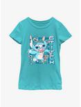 Disney Lilo & Stitch All Stitch Youth Girls T-Shirt, TAHI BLUE, hi-res