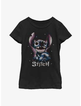 Disney Lilo & Stitch Distressed Stitch Youth Girls T-Shirt, , hi-res