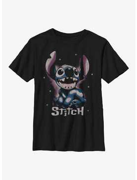 Disney Lilo & Stitch Distressed Stitch Youth T-Shirt, , hi-res