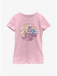Disney Lilo & Stitch Sunset Aloha Youth Girls T-Shirt, PINK, hi-res