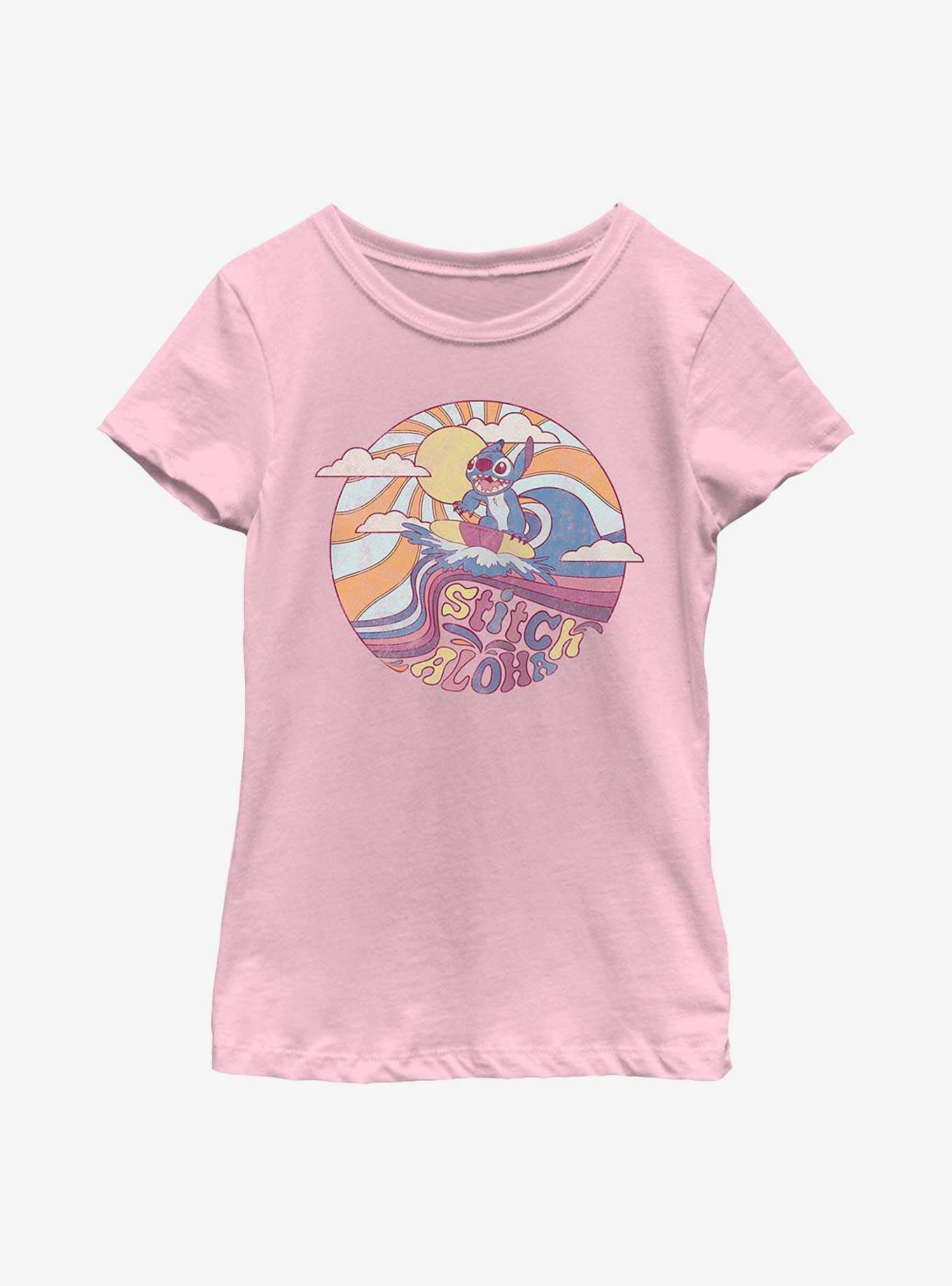 Disney Lilo & Stitch Sunset Aloha Youth Girls T-Shirt, , hi-res