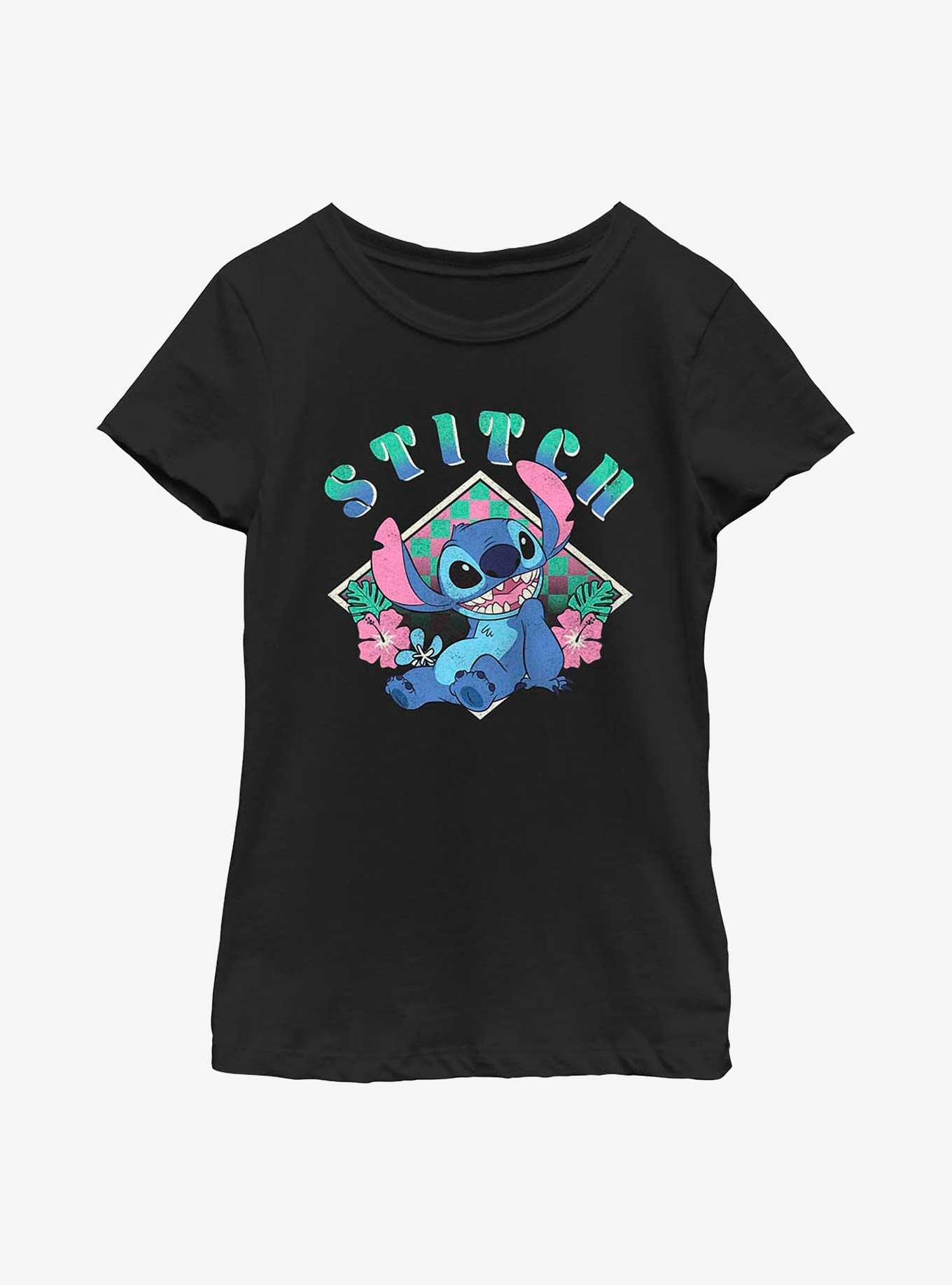 Disney Lilo & Stitch Flower Child Youth Girls T-Shirt, , hi-res