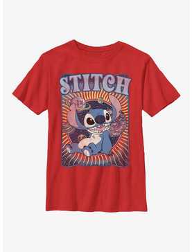 Disney Lilo & Stitch Groovy Stitch Youth T-Shirt, , hi-res