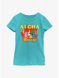 Disney Lilo & Stitch Aloha Angel & Stitch Youth Girls T-Shirt, TAHI BLUE, hi-res