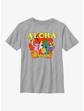 Disney Lilo & Stitch Aloha Angel & Stitch Youth T-Shirt, , hi-res