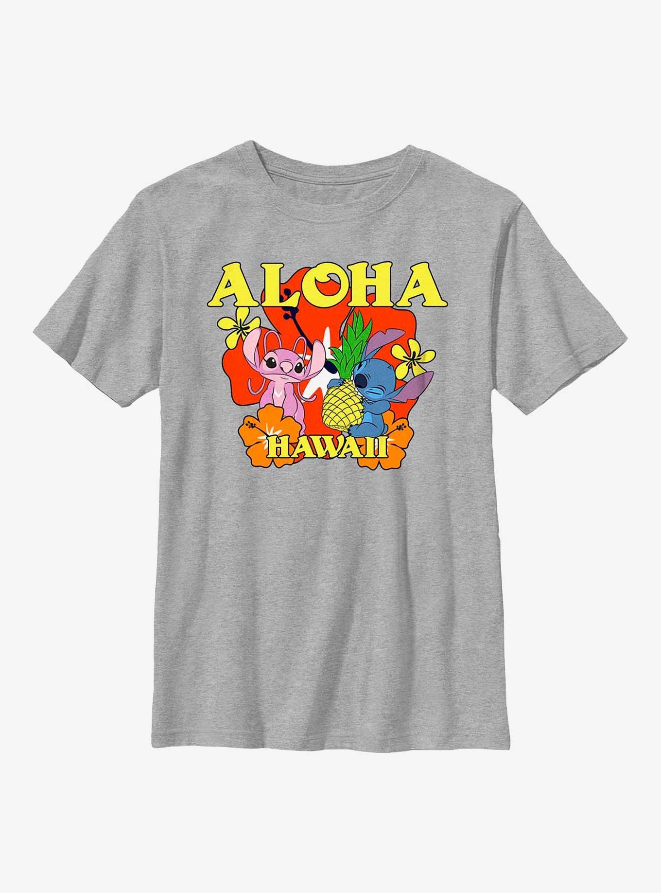 Disney Lilo & Stitch Aloha Angel & Stitch Youth T-Shirt, , hi-res