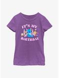 Disney Lilo & Stitch It's My Birthday Youth Girls T-Shirt, PURPLE BERRY, hi-res