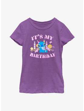 Disney Lilo & Stitch It's My Birthday Youth Girls T-Shirt, , hi-res