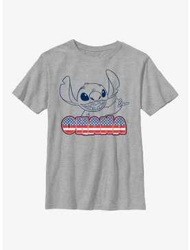 Disney Lilo & Stitch Patriotic Ohana Youth T-Shirt, , hi-res