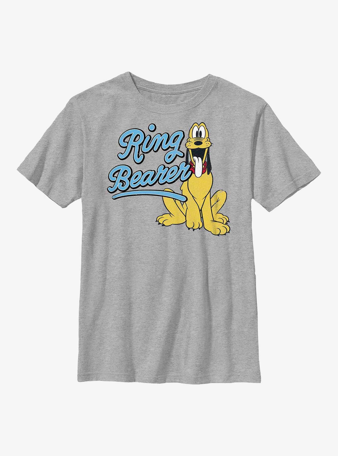 Disney Pluto Ring Bearer Youth T-Shirt, ATH HTR, hi-res