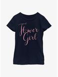 Disney Mickey Mouse Flower Girl Youth Girls T-Shirt, NAVY, hi-res