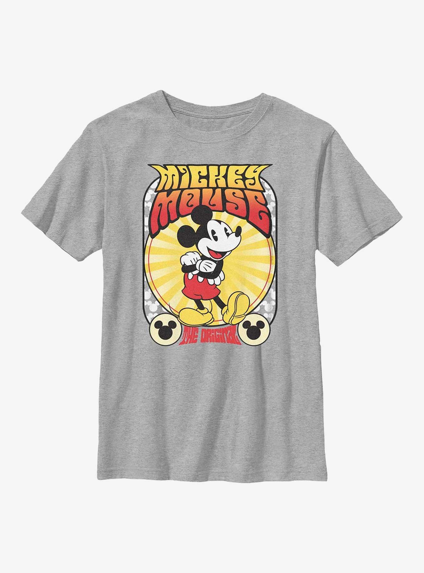 Disney Mickey Mouse Gig Youth T-Shirt, ATH HTR, hi-res