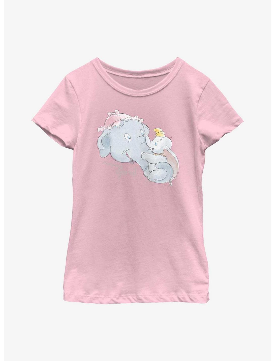 Disney Dumbo Mommy's Peanut Youth Girls T-Shirt, PINK, hi-res