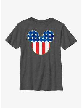 Disney Mickey Mouse Patriotic Mouse Ears Youth T-Shirt, , hi-res