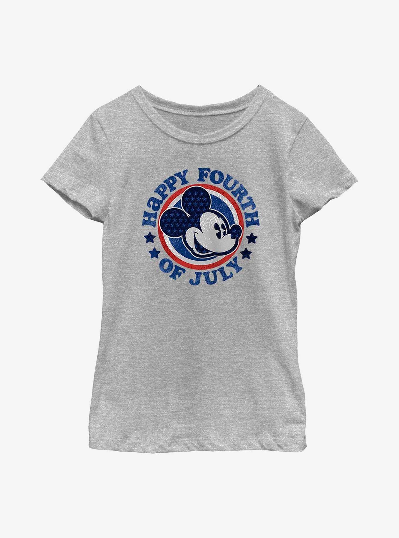 Disney Mickey Mouse Happy Fourth Youth Girls T-Shirt, , hi-res