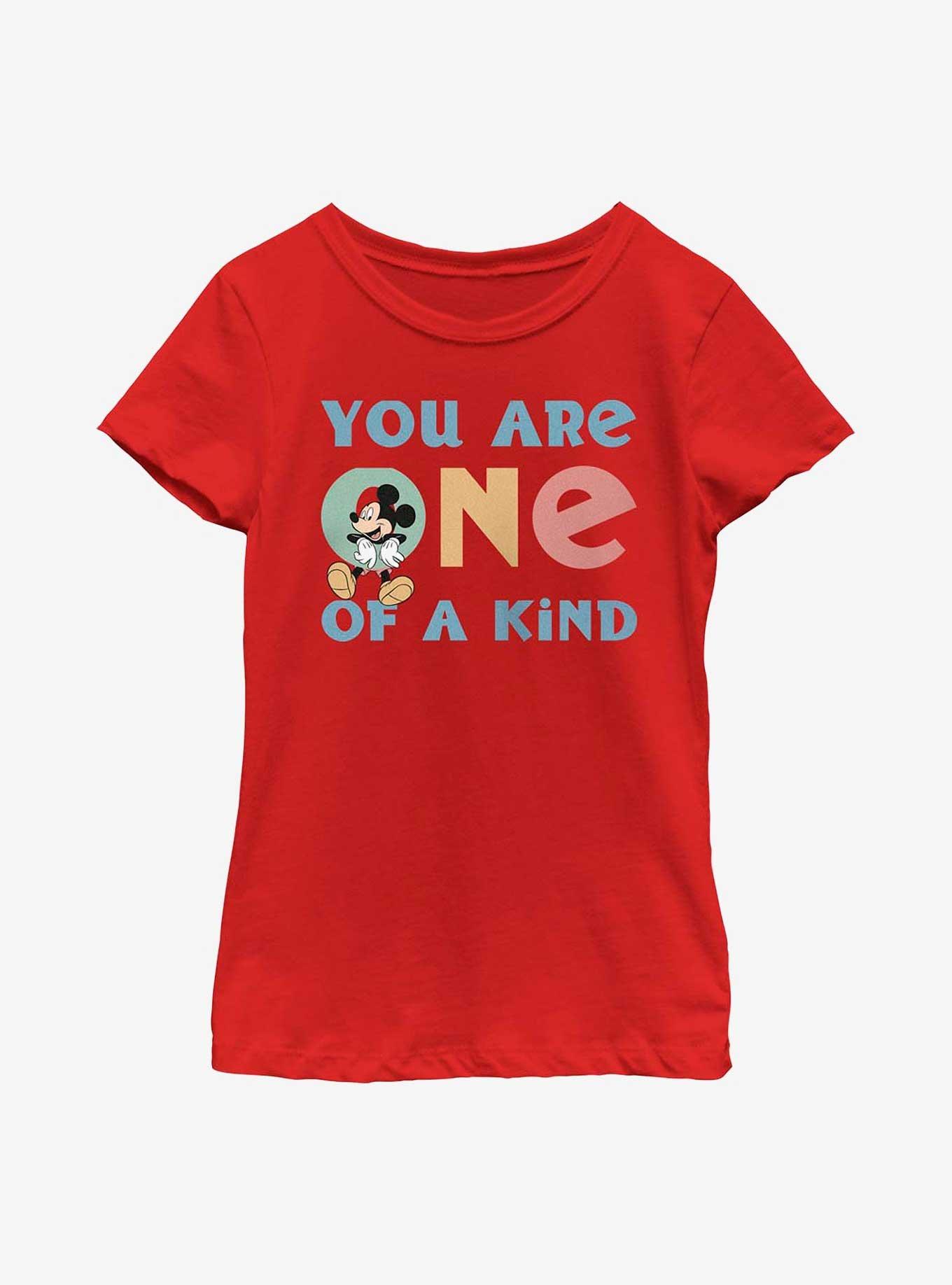 Disney Mickey Mouse You Are Of A Kind Youth Girls T-Shirt, , hi-res