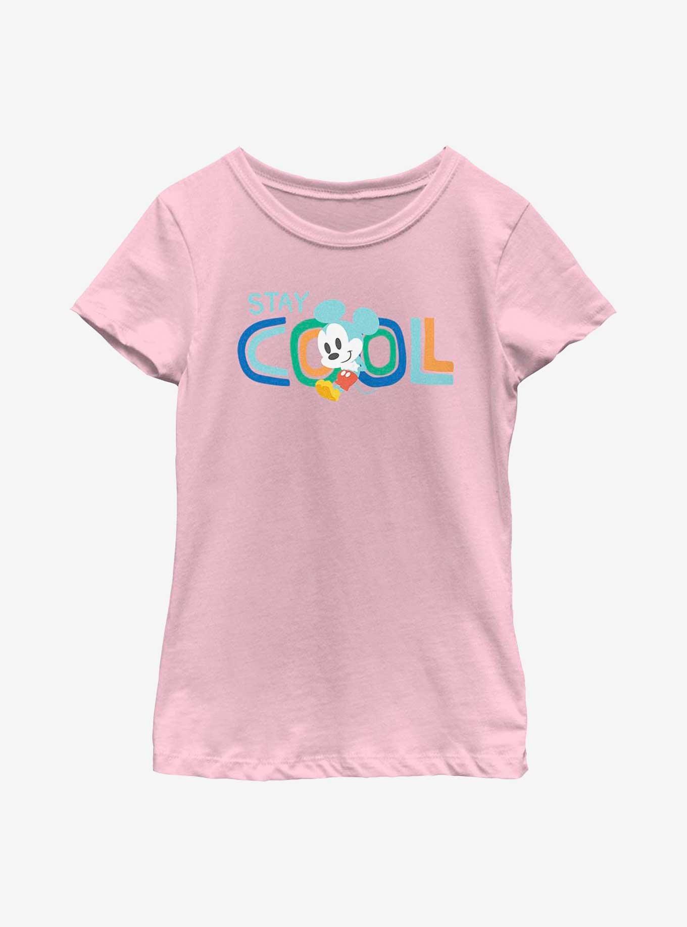 Disney Mickey Mouse Stay Cool Youth Girls T-Shirt, , hi-res