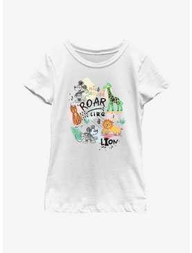 Disney Mickey Mouse Roar Like A Lion Youth Girls T-Shirt, , hi-res