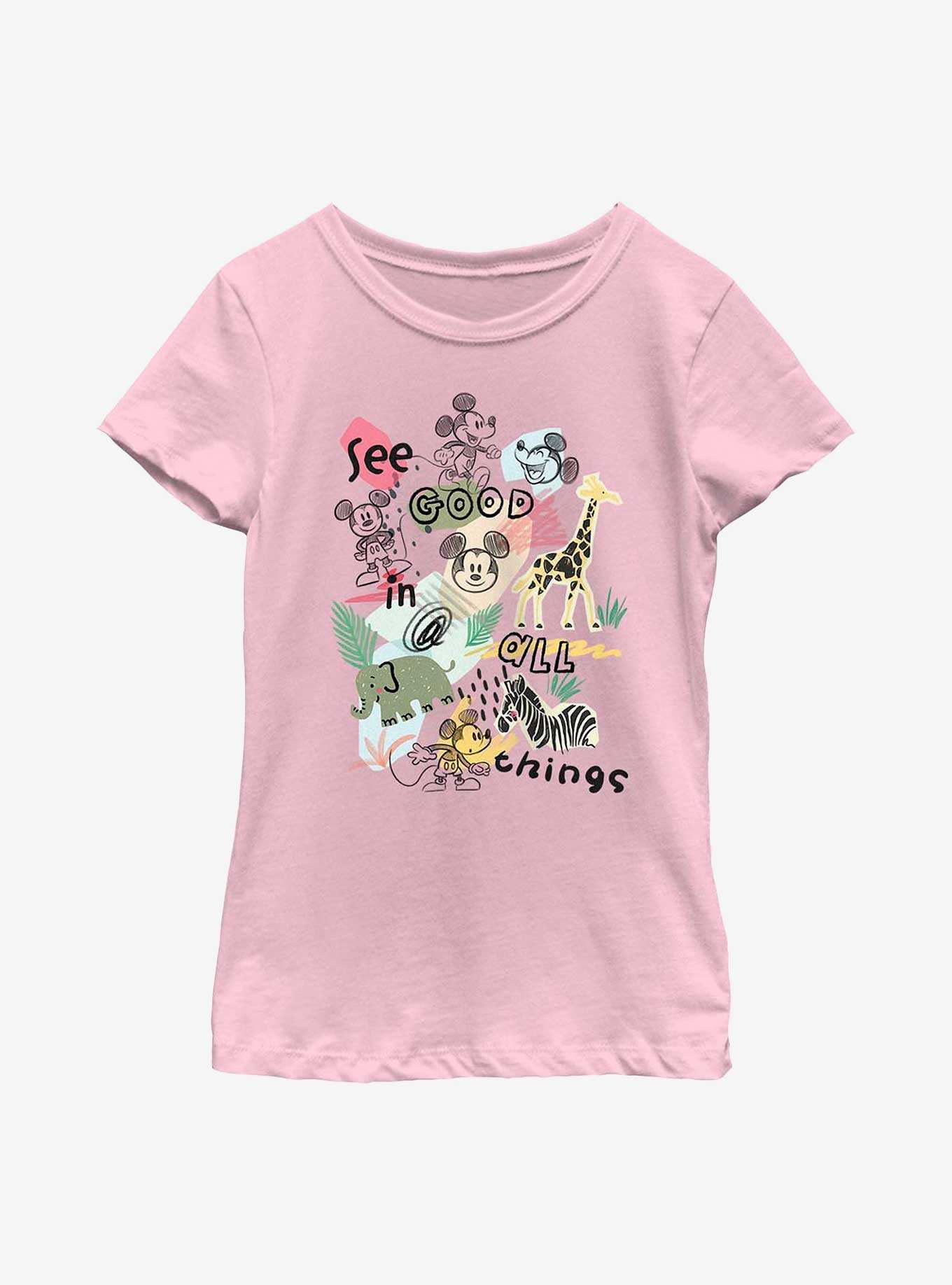 Disney Mickey Mouse See Good In All Things Youth Girls T-Shirt, , hi-res