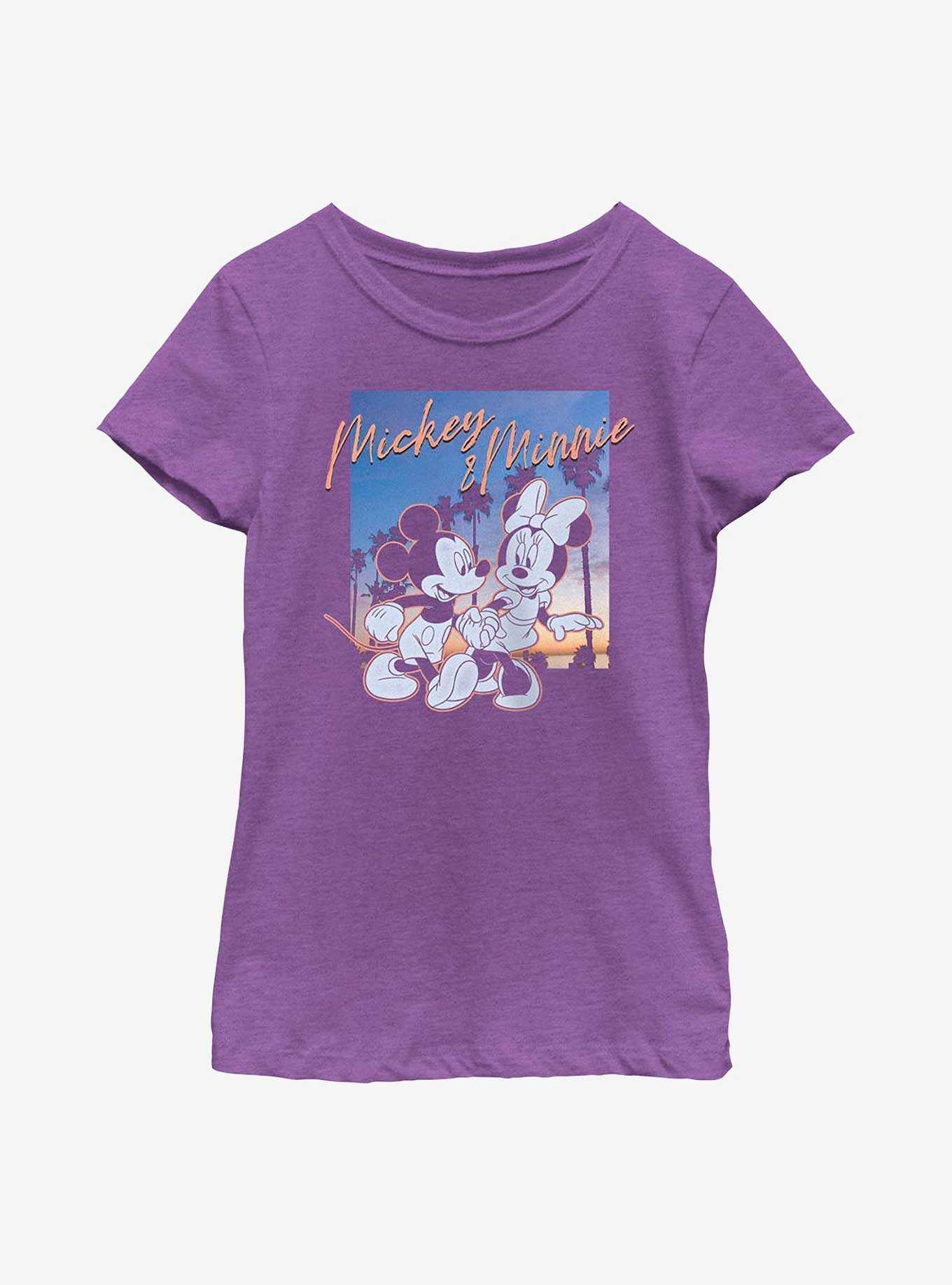 Disney Mickey Mouse California Sunset Youth Girls T-Shirt, , hi-res