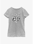 Disney Mickey Mouse Classic Group Youth Girls T-Shirt, ATH HTR, hi-res