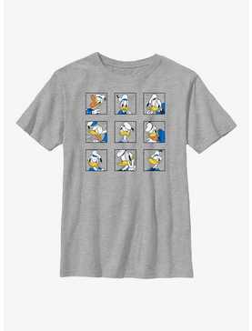 Disney Donald Duck Grid Expressions Youth T-Shirt, , hi-res