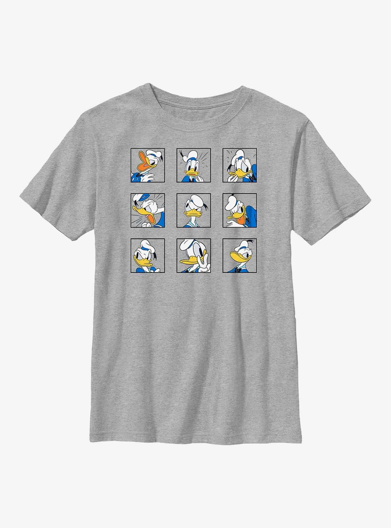 Disney Donald Duck Grid Expressions Youth T-Shirt, , hi-res