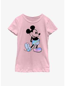 Disney Mickey Mouse Groovy Portrait Youth Girls T-Shirt, , hi-res