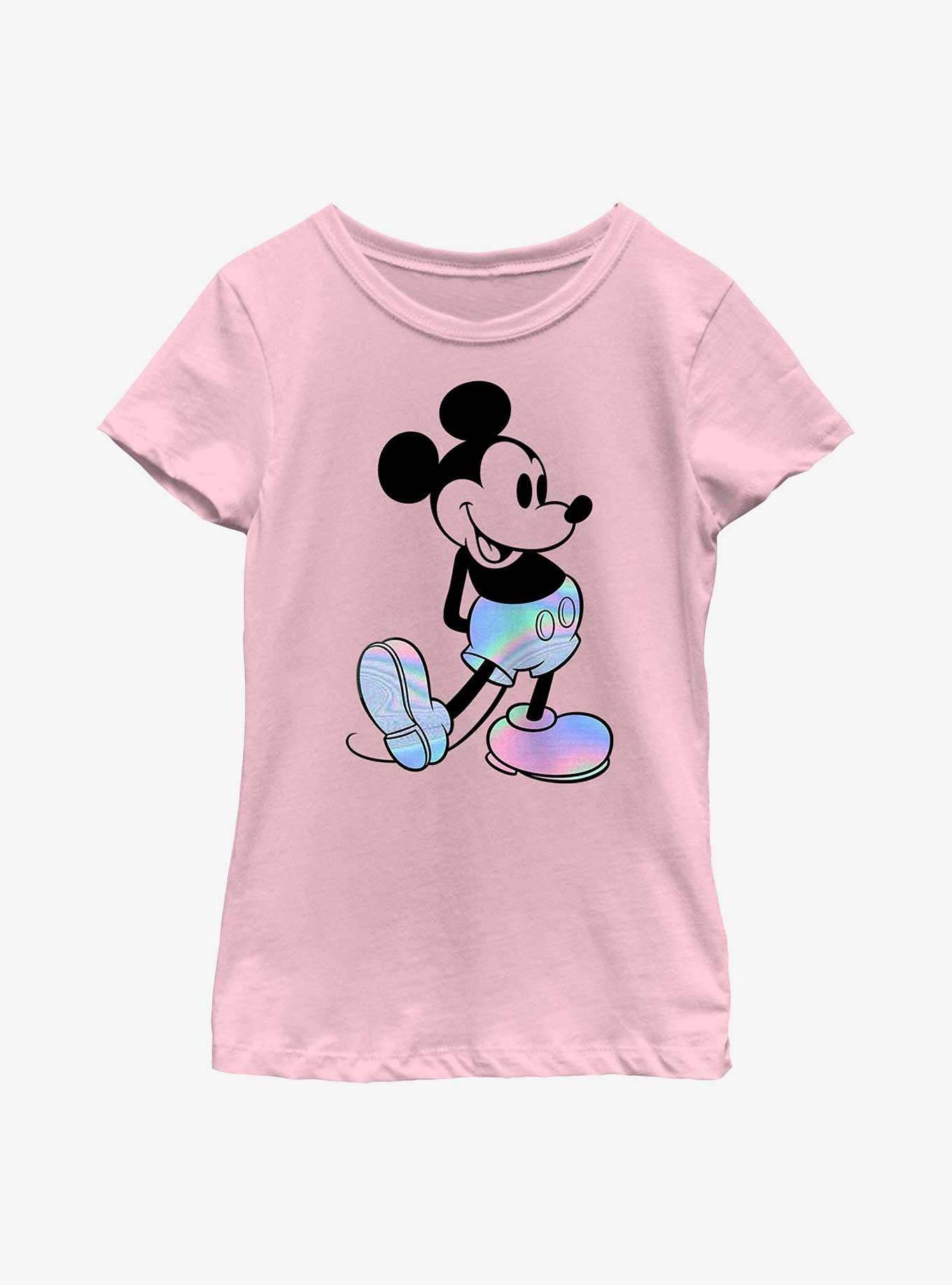 Disney Mickey Mouse Groovy Portrait Youth Girls T-Shirt, , hi-res