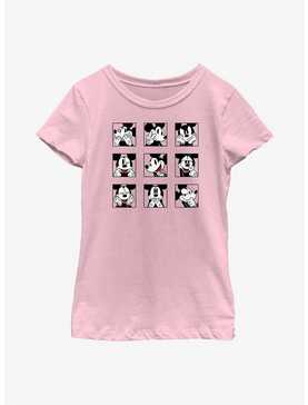 Disney Mickey Mouse Grid Expressions Youth Girls T-Shirt, , hi-res