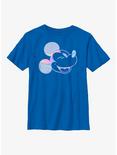 Disney Mickey Mouse Head Outline Groovy Youth T-Shirt, ROYAL, hi-res