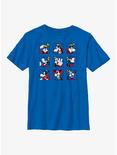 Disney Goofy Grid Expressions Youth T-Shirt, ROYAL, hi-res