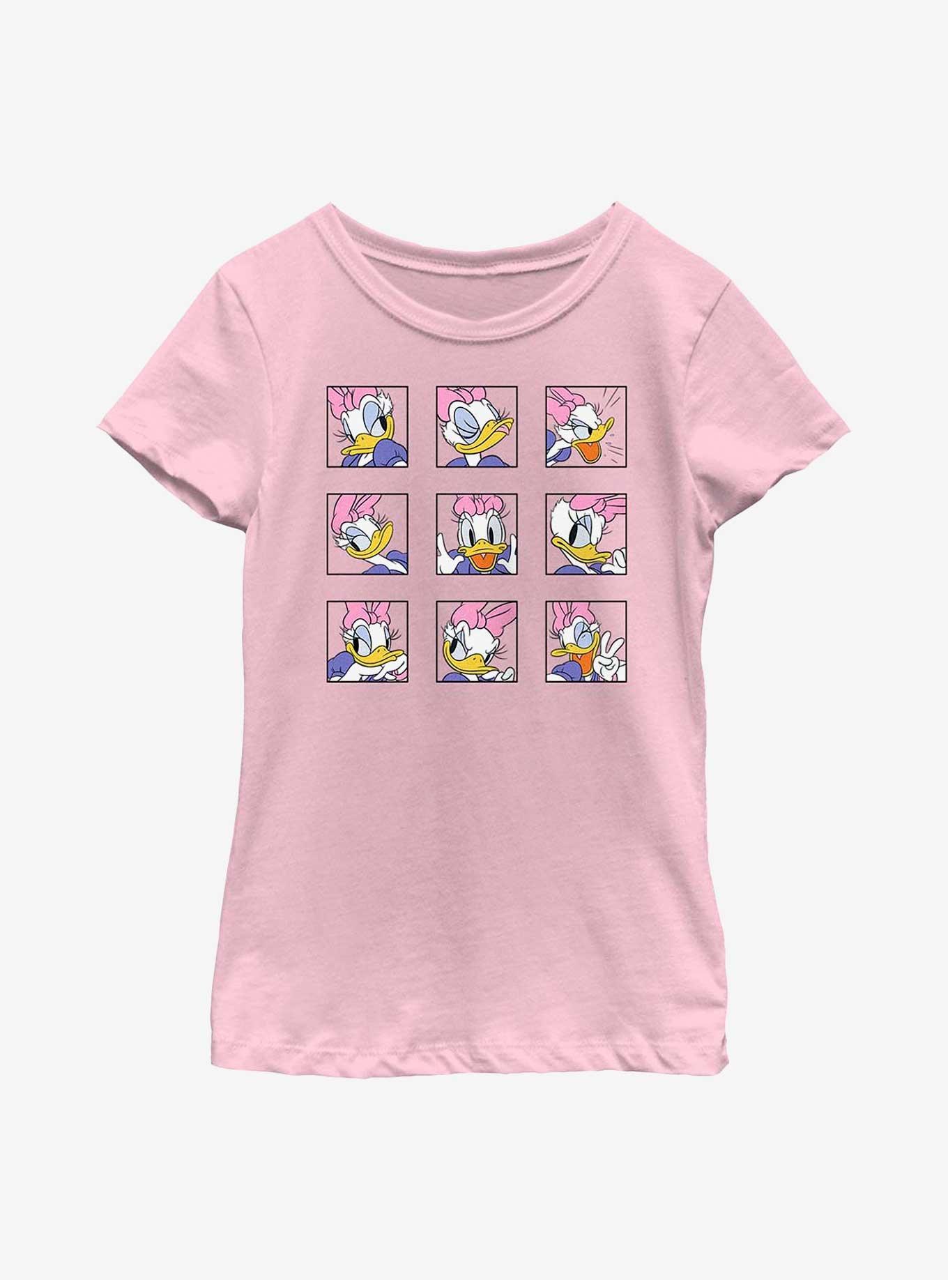 Disney Daisy Duck Grid Expressions Youth Girls T-Shirt, , hi-res