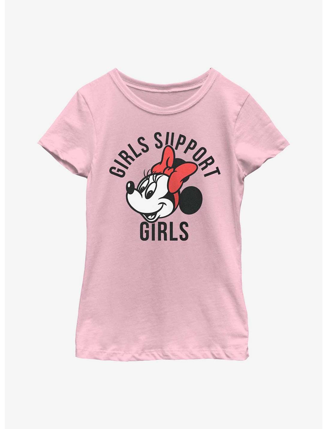 Disney Minnie Mouse Girls Support Girls Youth Girls T-Shirt, PINK, hi-res