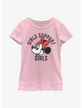 Disney Minnie Mouse Girls Support Girls Youth Girls T-Shirt, PINK, hi-res