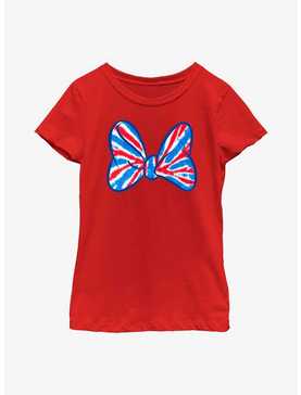Disney Minnie Mouse Americana Bow Youth Girls T-Shirt, , hi-res