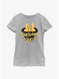 Disney Minnie Mouse Birthday Girl Youth Girls T-Shirt, ATH HTR, hi-res
