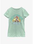 Disney Minnie Mouse Catchin' Waves Youth Girls T-Shirt, MINT, hi-res