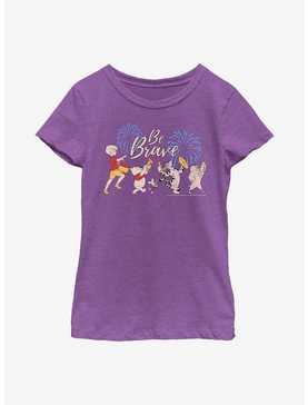 Disney Winnie The Pooh Be Brave Youth Girls T-Shirt, , hi-res