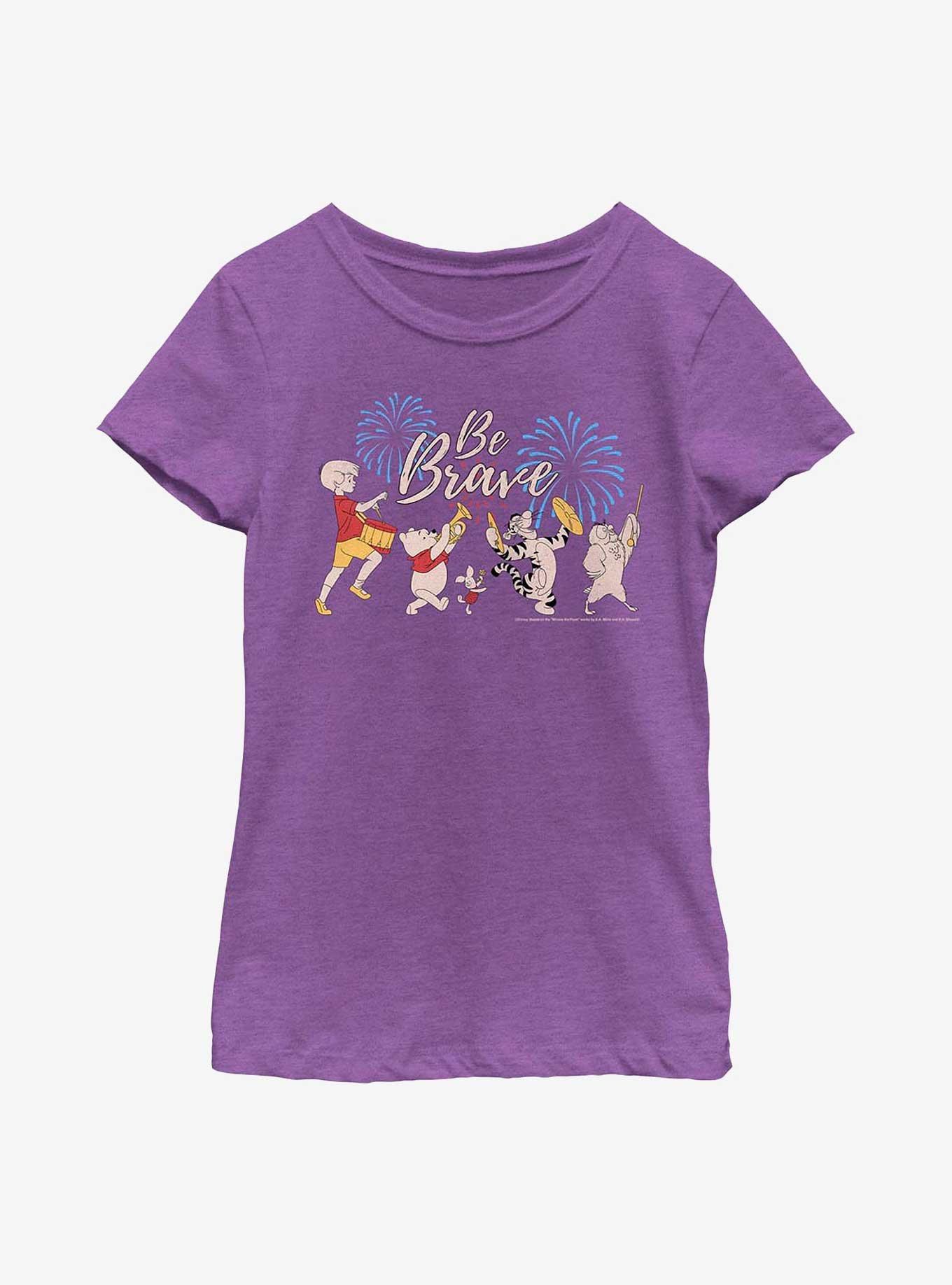 Disney Winnie The Pooh Be Brave Youth Girls T-Shirt, , hi-res