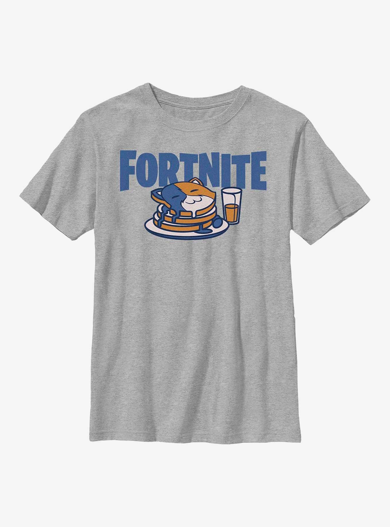 Fortnite Meowscles Pancakes Youth T-Shirt, , hi-res