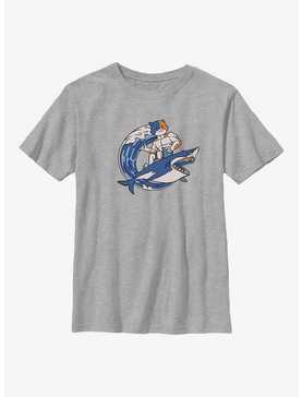 Fortnite Meowscles Shark Surf Youth T-Shirt, , hi-res