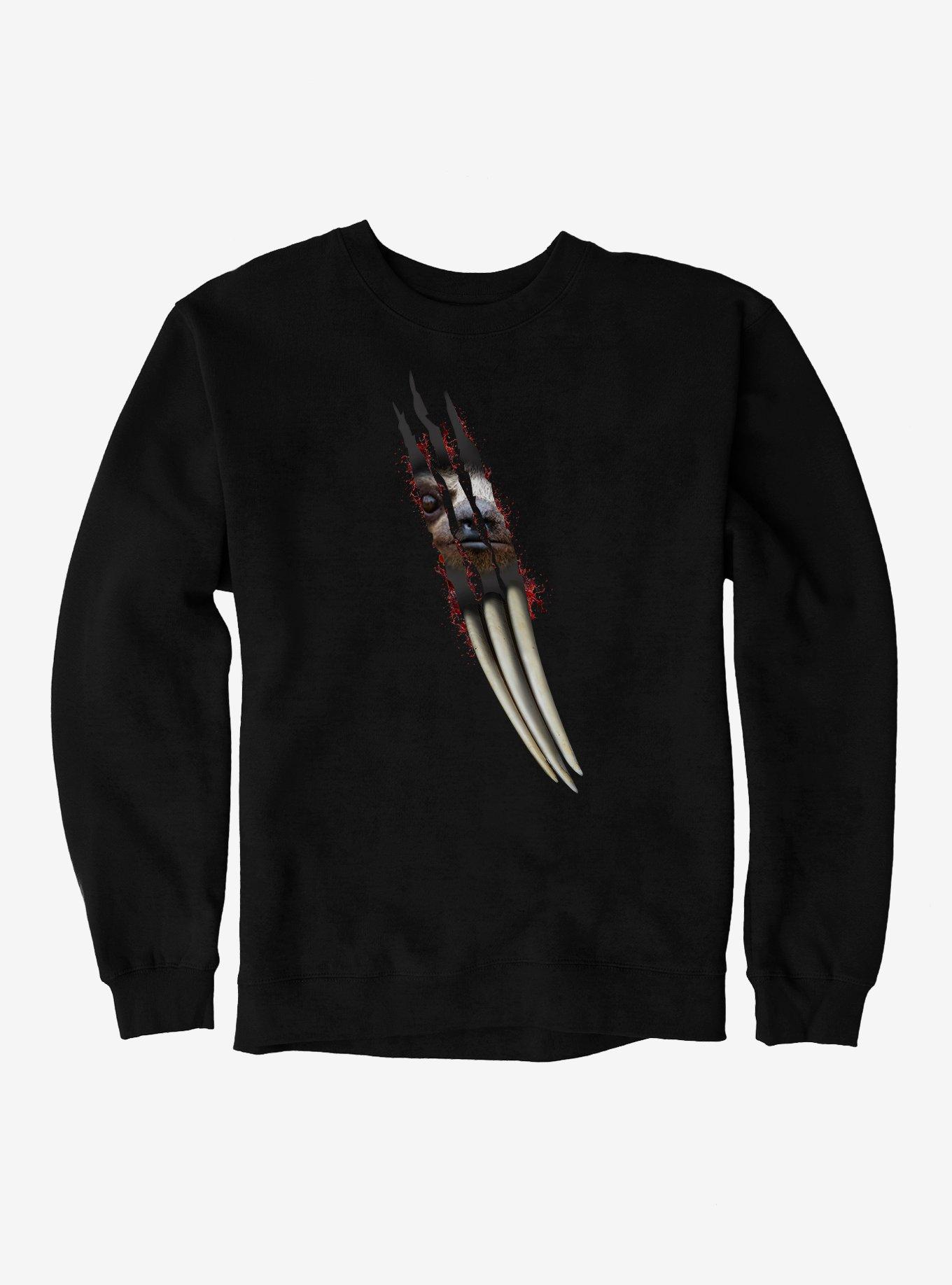 Scary Sloth Claws Sweatshirt, , hi-res