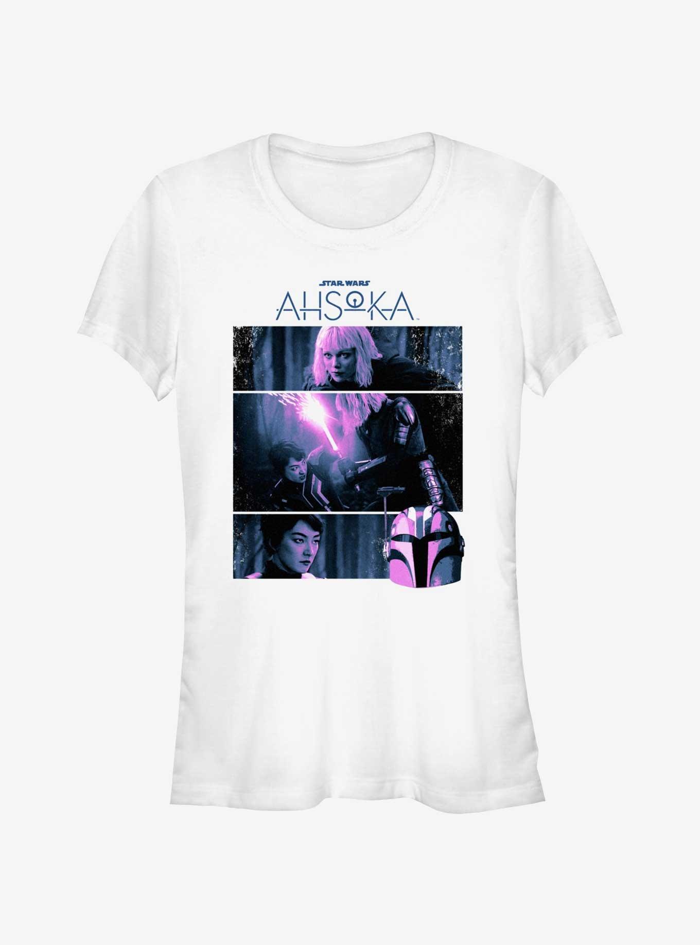 Disney Ahsoka Sabine vs. Shin Hati Lightsaber Battle Girls T-Shirt, , hi-res