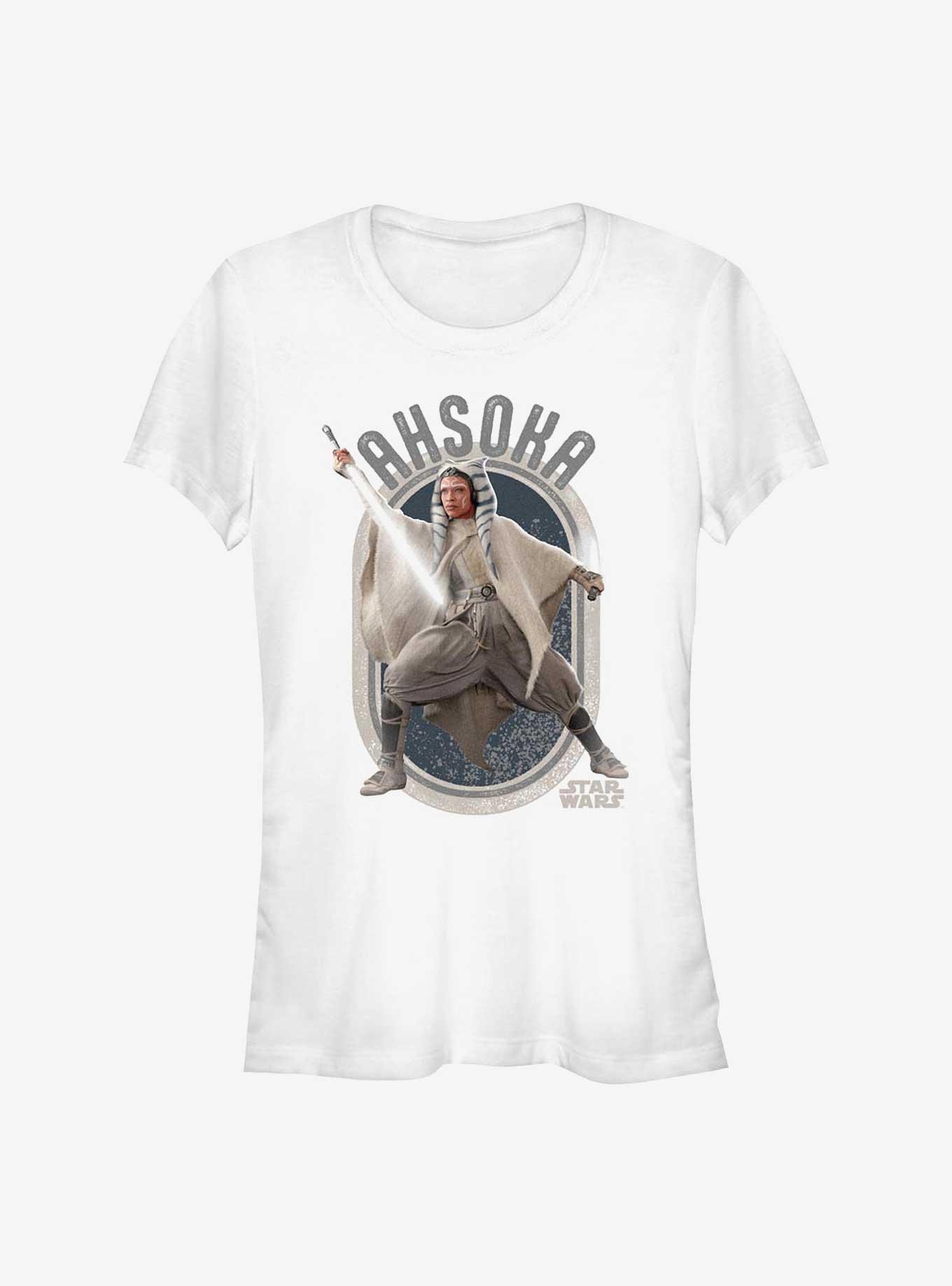 Disney Ahsoka The White Girls T-Shirt, WHITE, hi-res