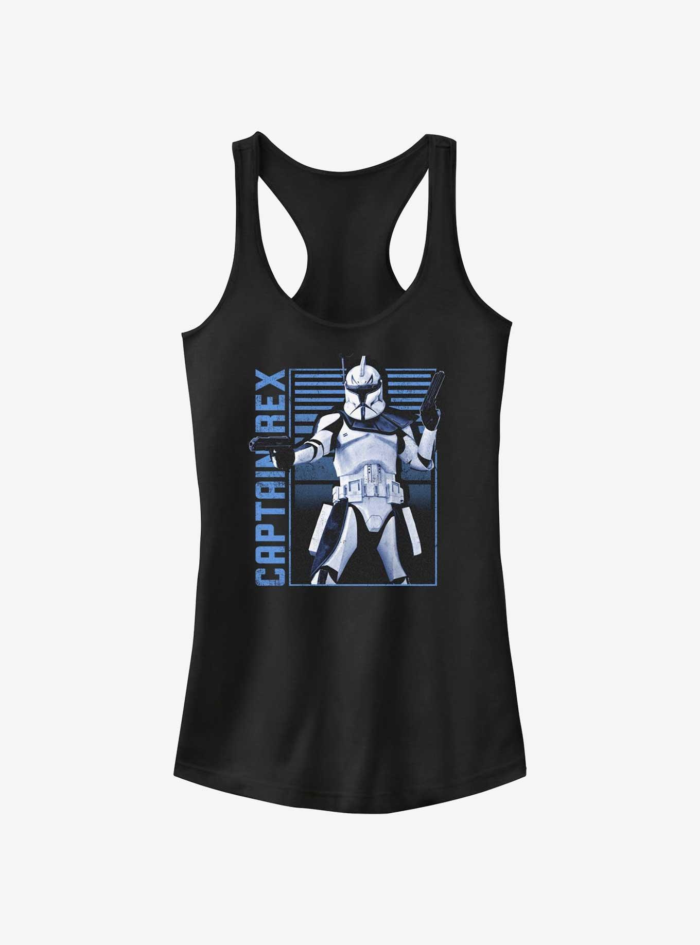 Disney Ahsoka Captain Rex Girls Tank, BLACK, hi-res