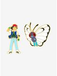 Pokémon Ash & Butterfree Enamel Pin Set - BoxLunch Exclusive, , hi-res