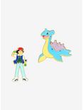 Pokémon Ash and Lapras Enamel Pin Set — BoxLunch Exclusive, , hi-res