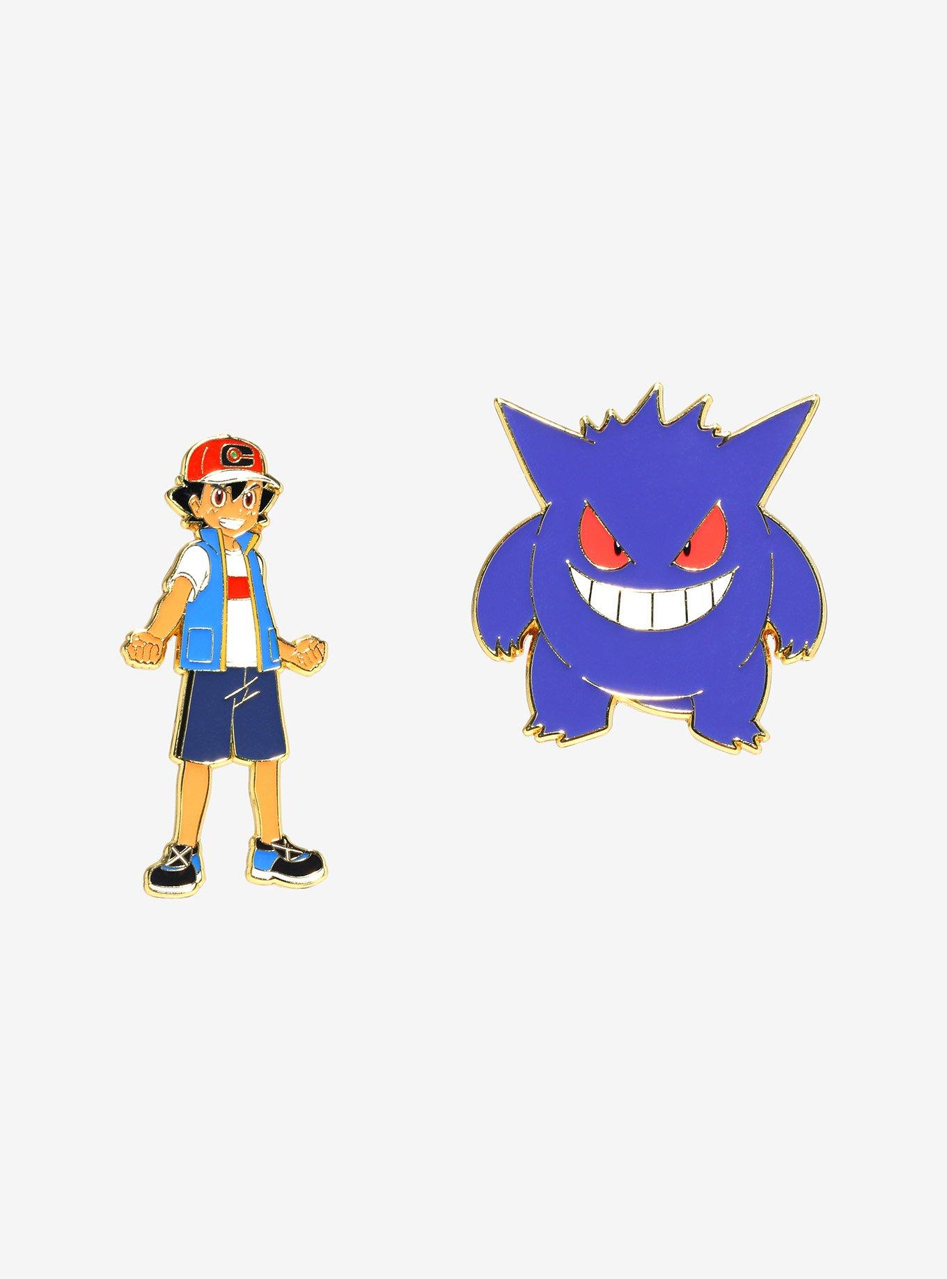 Pok&eacute;mon Ash and Gengar Enamel Pin Set &mdash; BoxLunch Exclusive, , hi-res