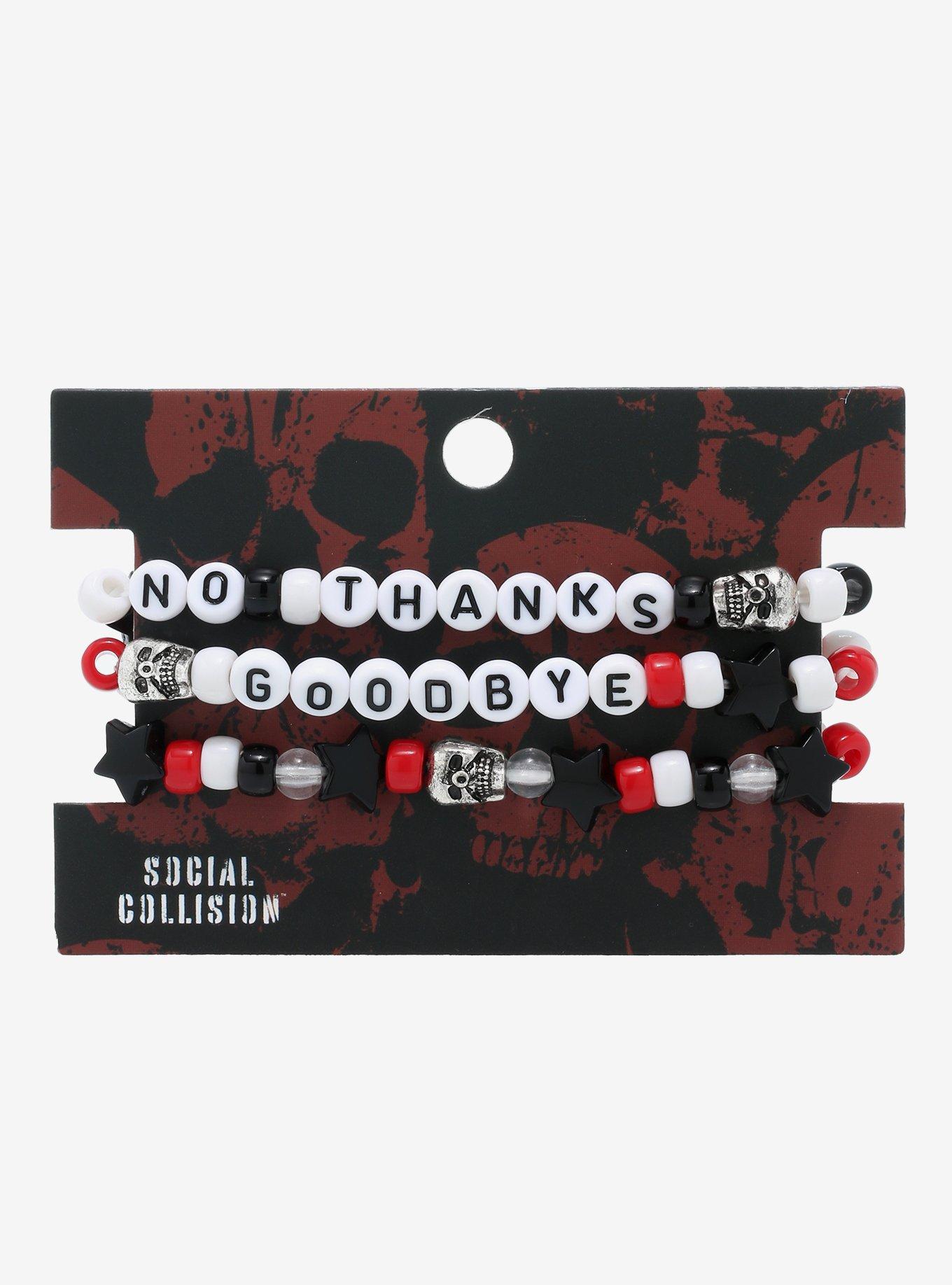 Social Collision® Attitude Beaded Bracelet Set, , hi-res